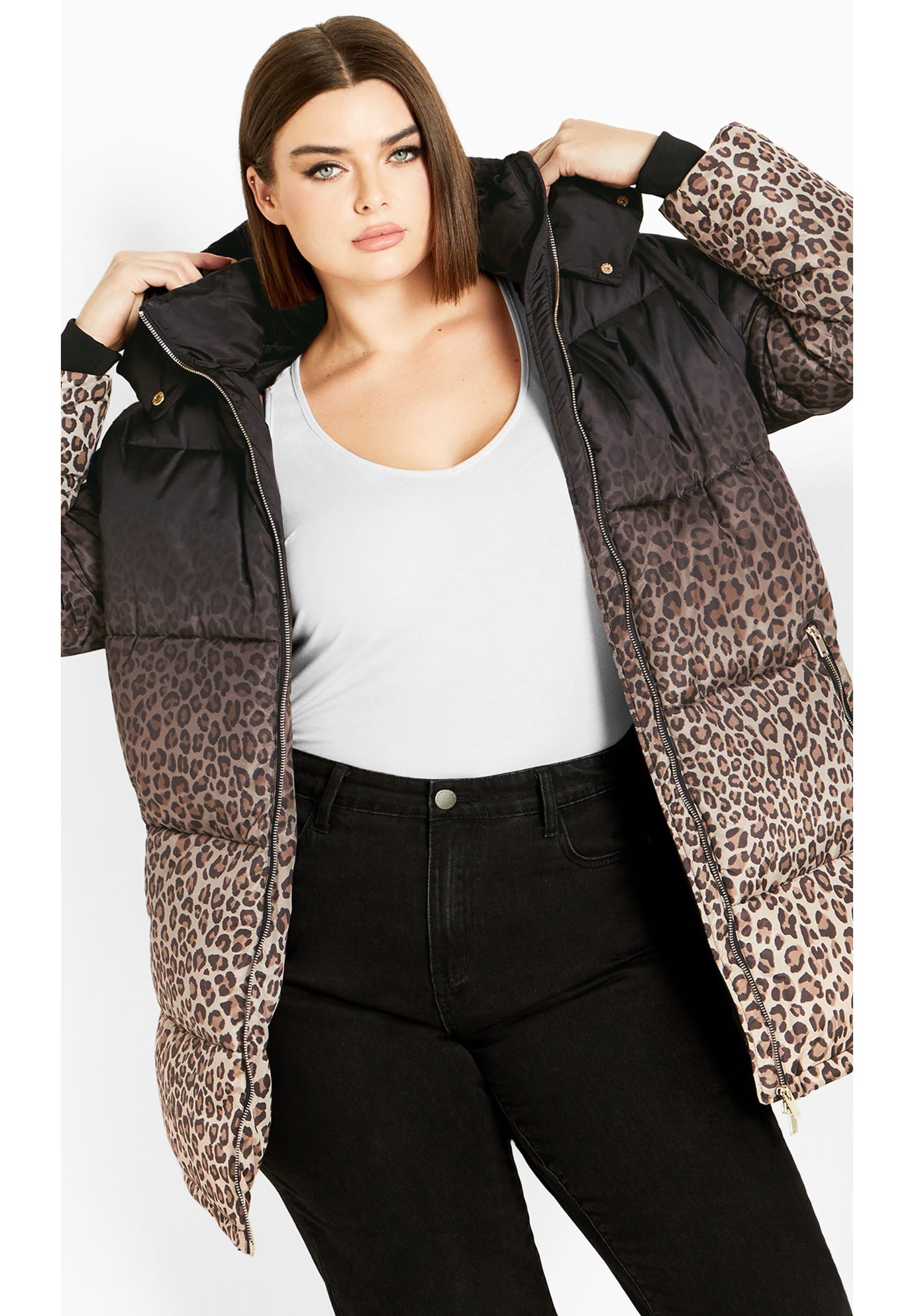 Indi Print Puffer Jacket image number 0
