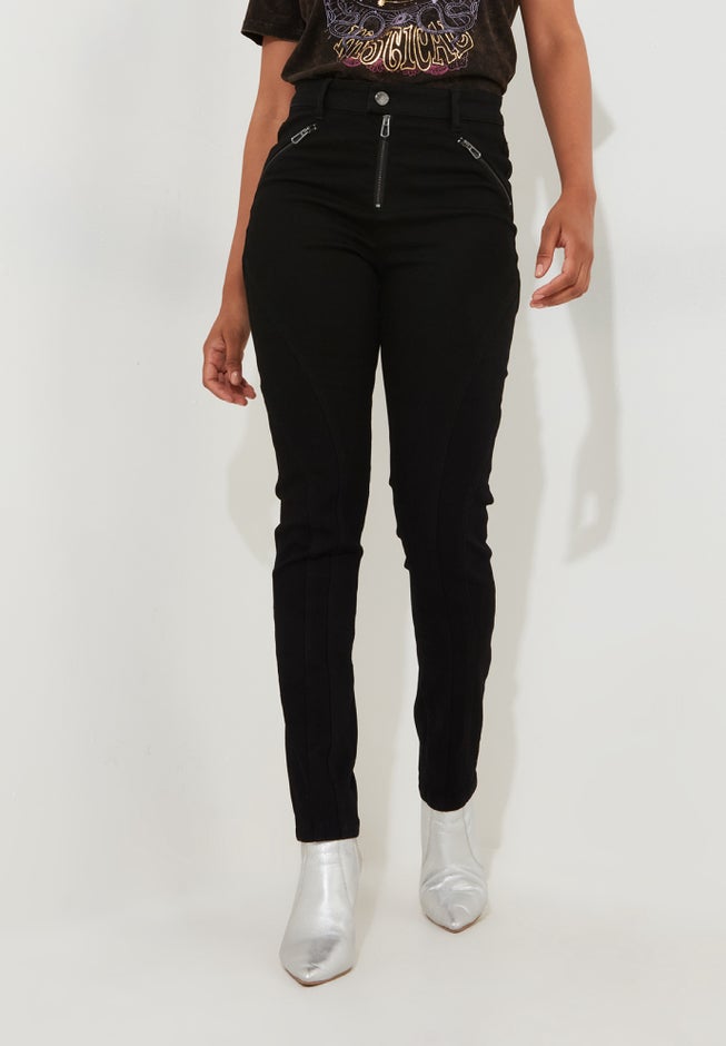 Stretch Denim Rocker Skinny Jean image number null