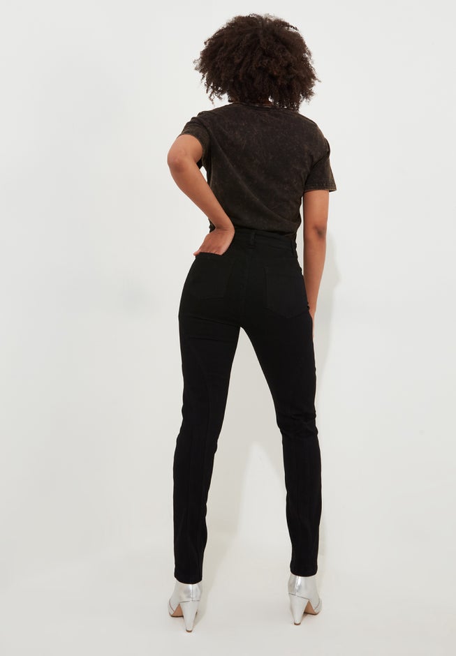 Stretch Denim Rocker Skinny Jean image number null
