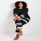 Border Stripe Straight Leg Pant image number 1
