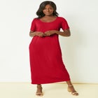 2-Piece Stretch Knit Duster Set image number 1