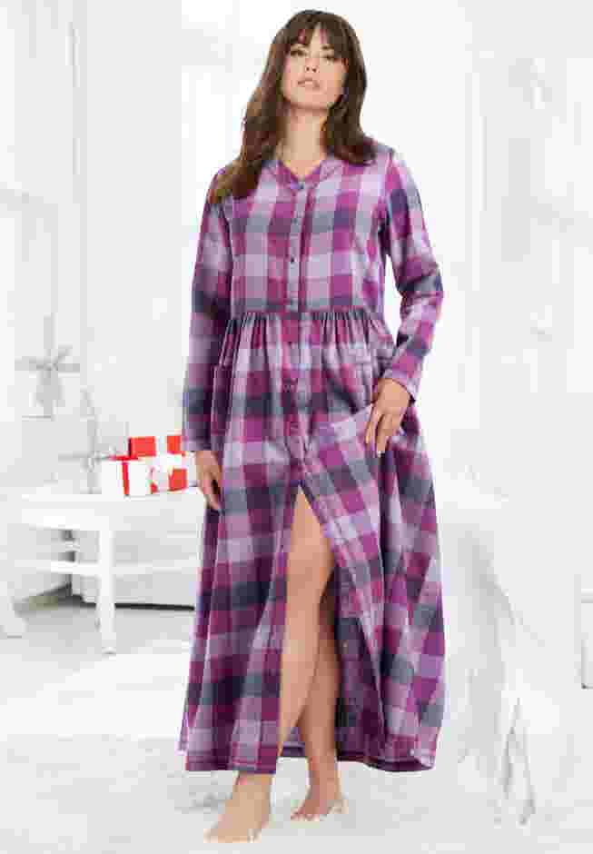 Flannel Plaid Lounger  image number 4