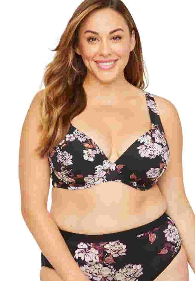 Uplifting Plunge Bra in Floral Print image number 0