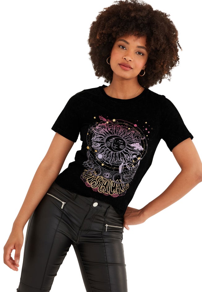Stretch Cotton Graphic Tee image number null