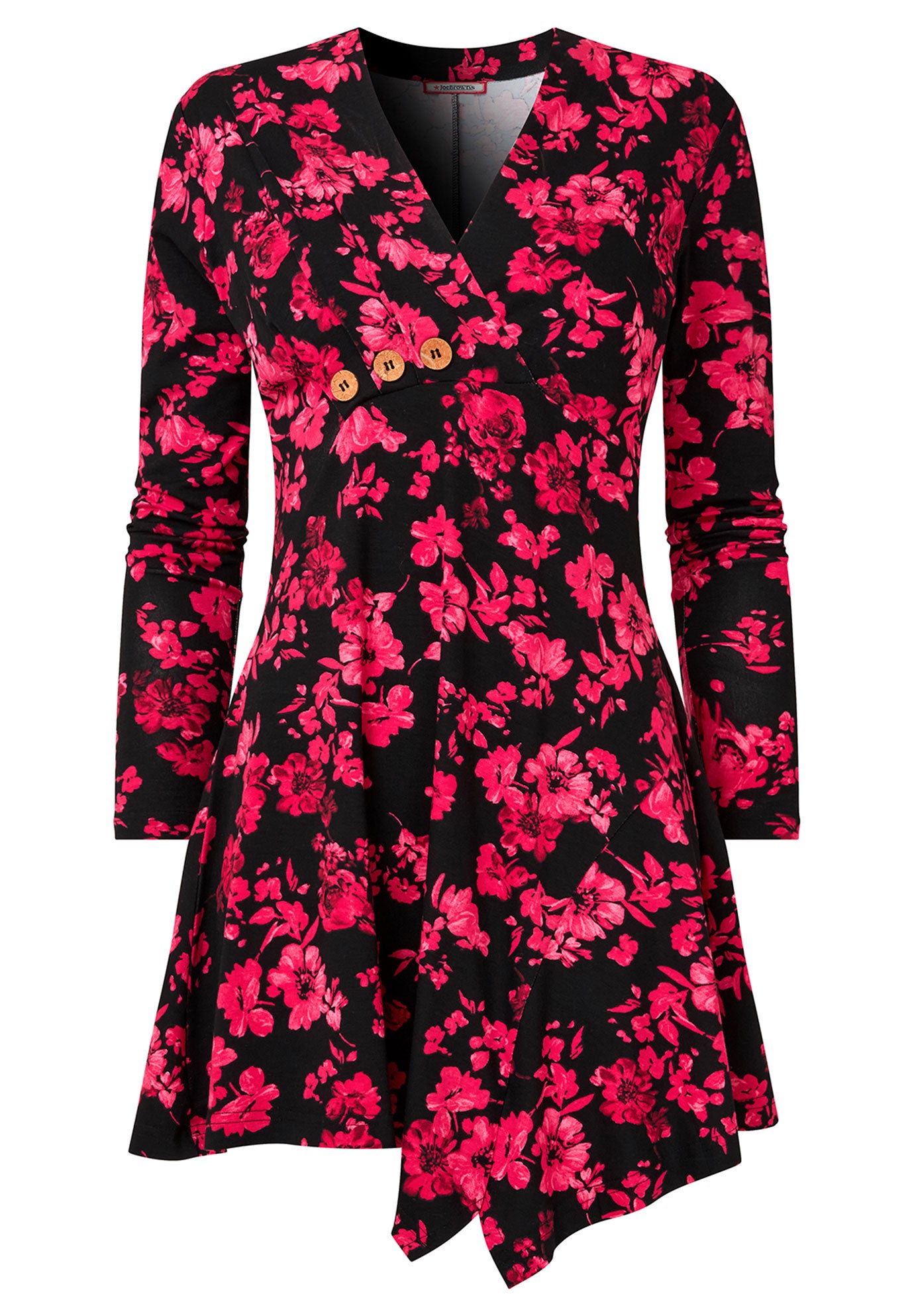 Stretch Knit Asymmetrical Tunic image number 3