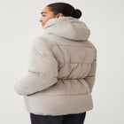Hooded Drawstring Puffer image number null