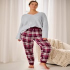 Boxy Crossover V-Neck Pullover image number null