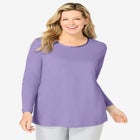 Satin Trim Sleep Tee image number null