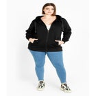 Felicity Zip Up Hood Fleece Jacket image number 1