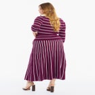 Striped Knit Midi Skirt image number 2