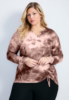 Skylar Tie Dye Hacci Top