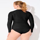 Chlorine Resistant Quick-Dry Long Sleeve Swim Rash Guard image number null