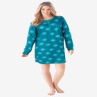 Thermal Henley Sleepshirt  image number null