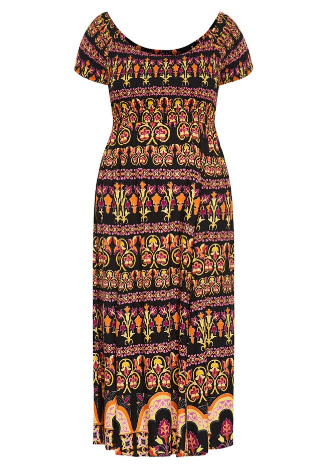 Raelynn Border Dress image number 5
