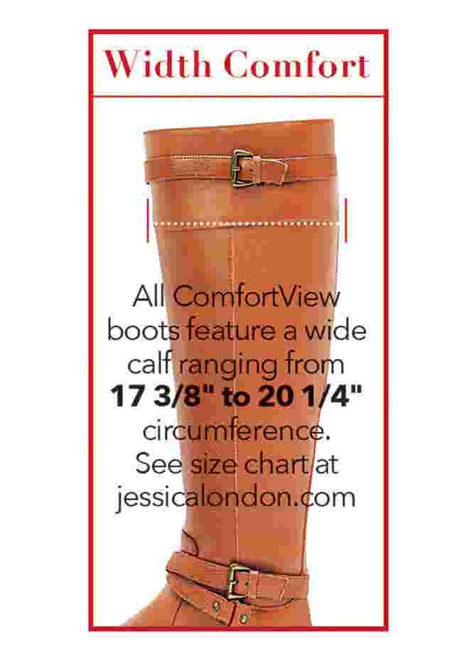 The Viona Tall Wide Calf Boot By Comfortview image number 6