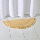 Half Round Ruffle Bath Rug image number null