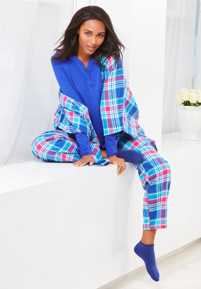 Dreams & Co.® 4-Piece Pajama Set image number 6