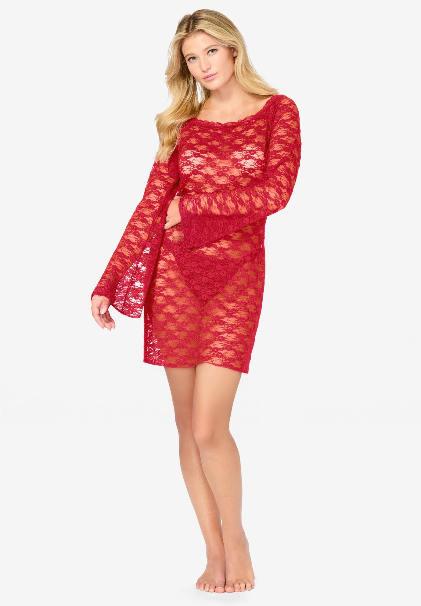 Amoureuse&reg; Long-Sleeve Chemise image number 0