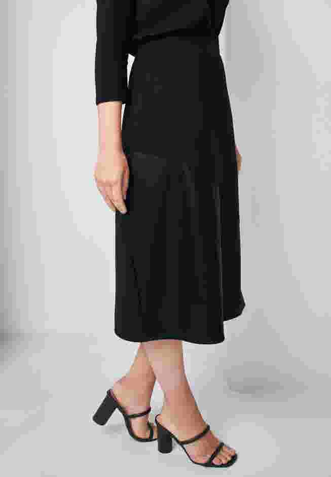 Mixed Media Midi Skirt image number 1