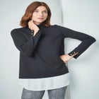 Mixed Media Ponte Top image number null