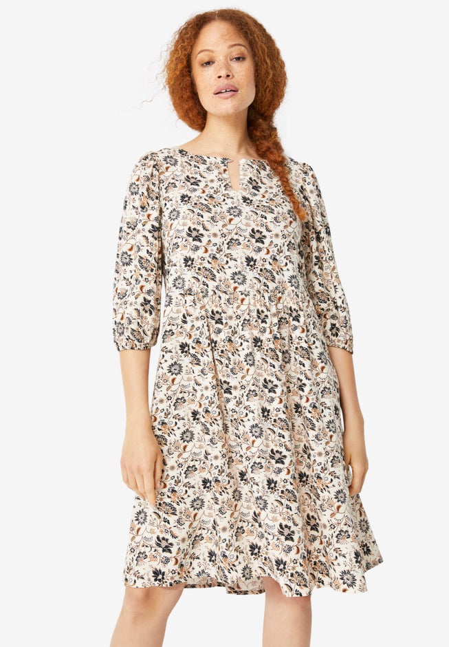 Keyhole A-line Dress image number 0