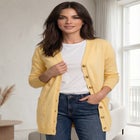 Long Button Front Cardigan image number null