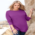 Plus Size Cotton Ultimate Long Sleeve Crewneck Tee image number null