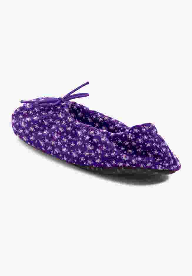 Dreams & Co.® Knit Ballerina Slipper image number 1