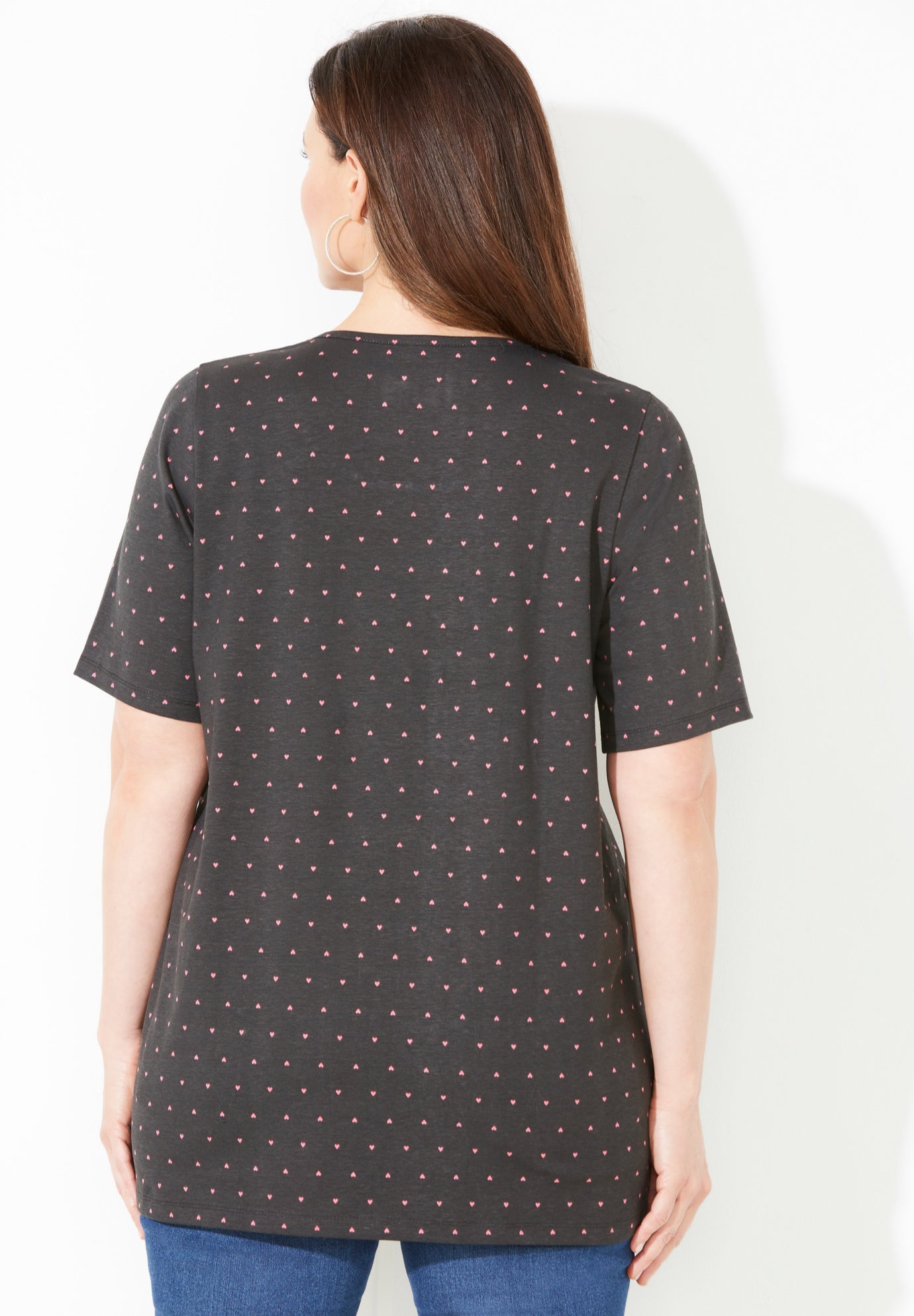 Suprema&reg; Embroidered Scoopneck Tee image number 1