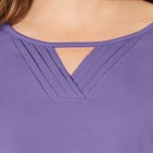 Suprema&reg; Pleat-Neck Tee image number null