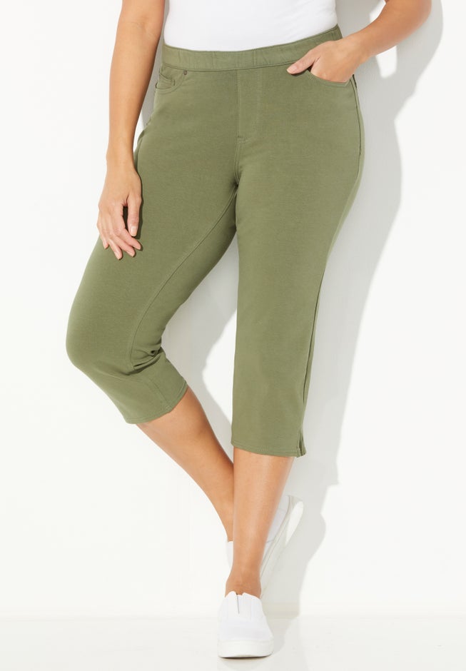 The Knit Jean Capri (With Pockets) image number 0