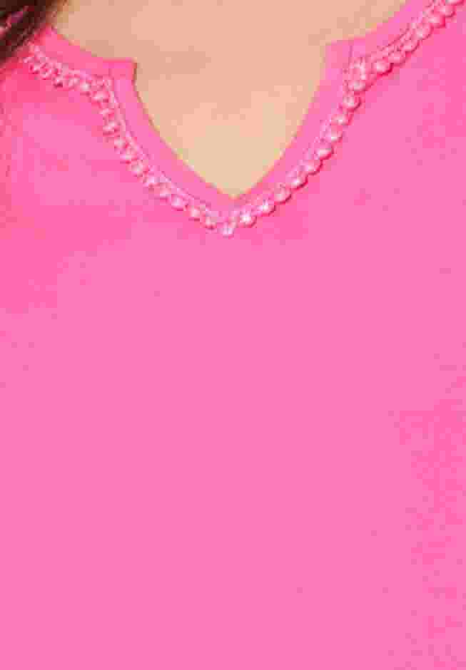 Suprema® Embroidered Notch-Neck Tee image number 2