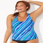 Chlorine Resistant Racerback Tankini Top image number null