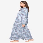 Long Flannel Nightgown image number null