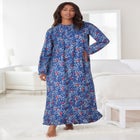 Long Flannel Nightgown  image number null