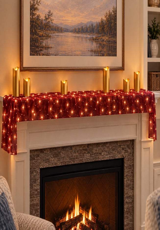 Pre-Lit Table Runner image number 3