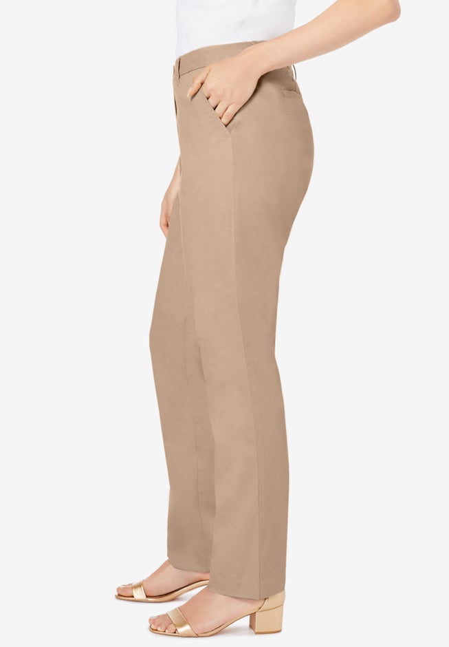 Stretch Cotton Chino Straight-Leg Pant image number 3