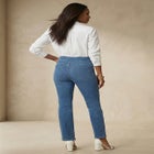 Comfort Waist Stretch Denim Straight-Leg Jean image number 3