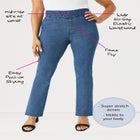 Comfort Waist Stretch Denim Straight Leg Jean image number null