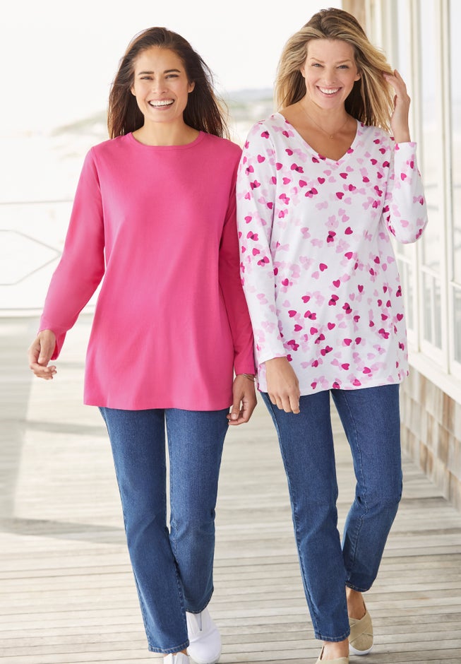 Perfect Long-Sleeve Crewneck Tee image number 6