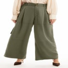 High-Rise Wide-Leg Cargo Pants image number null