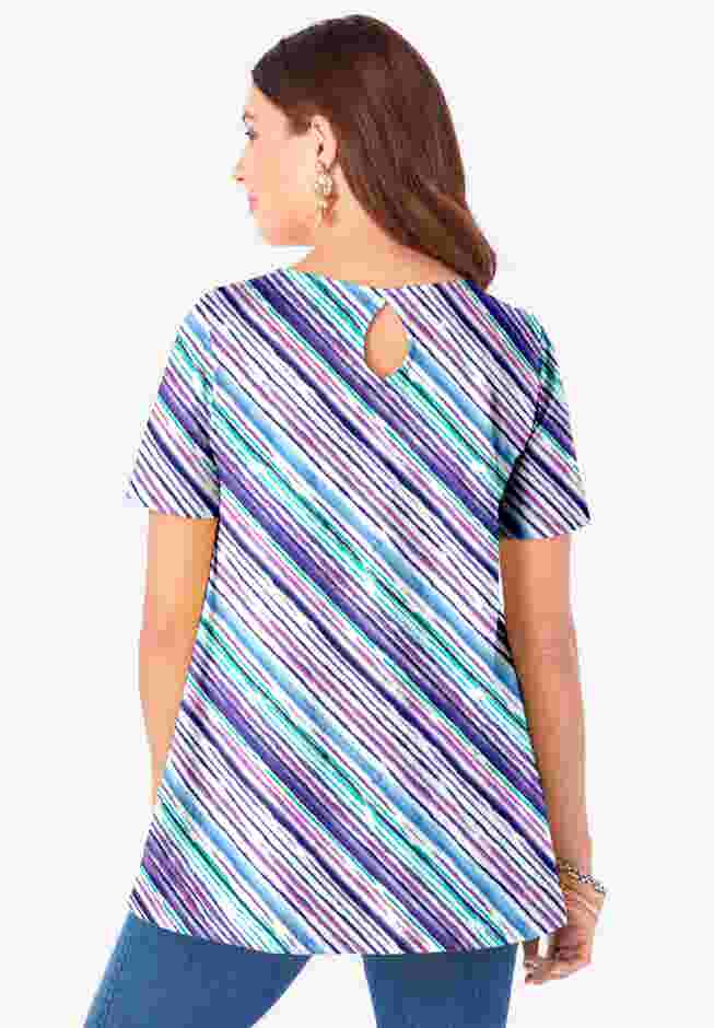 Ultimate Swing Tee with Keyhole Back image number 1