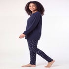Cotton Spandex Tunic and Legging 2-Piece Pajama Set image number 2