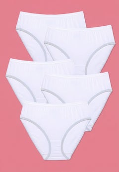 Hi-Cut Cotton Brief 5-Pack