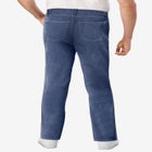 Lightweight Comfort Side-Elastic 5-Pocket Jeans image number null