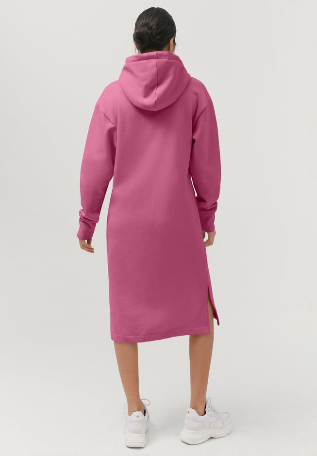 French Terry Hooded Sweatshirt Dress image number 1