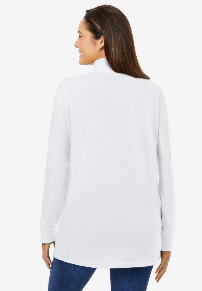 Perfect Long-Sleeve Turtleneck Tee image number 1