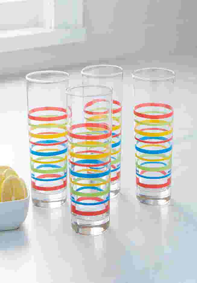 BH Exclusive Set OF 4 Santa Fe Highball Glasses image number 0
