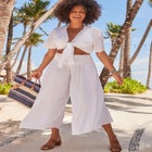 Ella Flowy Crinkle Beach Pant image number null