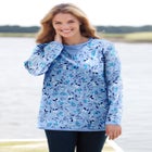 Ultra Soft Waffle Thermal Sweatshirt image number null